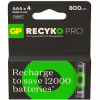Аккумулятор GP Recyko Pro 800mAh Eco, Ni-MH AAA, 1.2V, 2.4A, LSD70-5, Box 4шт. - Image 1