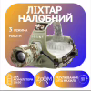 Налобный фонарь PL121, Акк., T6, камуфляж - Image 1
