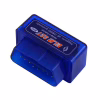 Автомобильный диагностический сканер OBD2 ELM327, Bluetooth, одна плата, синий (2713) - Image 1