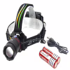 Налобный фонарь P52, 2х18650, ЗУ MicroUSB, P50 LED, Zoom - Image 1