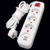 Подовжувач RLFR з заземленням 3 розетки 3 метри + USB - Image 1