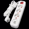 Удлинитель RLFR с заземлением 3 гнезда 3 метра + USB - Image 1
