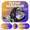 Налобный фонарь BORUIT RJ3000, Акк., T6 LED, автомобильная зарядка - Image 1