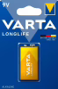 Батарейка Varta Longlife Крона 6F22 9V Alkaline - Image 1