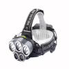 Налобный фонарь K-85-T6, Акк., 5xT6 LED, Zoom - Image 1