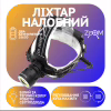 Налобный фонарь PL126, Акк., T6 LED, Zoom, автомобильная зарядка - Image 1