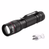Ручной фонарь X-Balog Police BL-B518, Li-ion, 1XPE+Cob, Zoom, ЗУ USB - Image 1