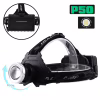 Налобний фонар T50Pro, HP50, 3х18650, ЗУ MicroUSB, P50 LED, Zoom - Image 1