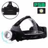Налобный фонарь T50Pro, HP50, 3х18650, ЗУ MicroUSB, P50 LED, Zoom - Image 1