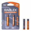 Аккумулятор Rablex HR03/AAA Ni-MH 800mAh 1.2V 1 шт. - Image 1