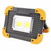 Прожектор світлодіодний акумуляторний L812-20W-2COB+1W, ЗУ micro USB, 2x18650/3xAA, Power Bank - Image 1