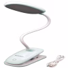 Настольная LED лампа аккумуляторная прищепка WD305 - BL-TD01/ Сенсор/ 3 режиа/microUSB - Image 1