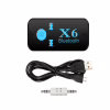 Беспроводной адаптер AUX Bluetooth-приемник BT-X6 /  3,5ММ JACK, HANDSFREE В АВТО / 6948 - Image 1