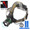 Налобный фонарь Police 2188-2XPE, Белый,Красный, ЗУ microUSB, Zoom - Image 1