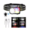 Налобный фонарь CY-2058,XPE, COB, Зеленый, Красный, Синий, Motion Sensor, Li-Ion аккум., ЗУ microUSB - Image 1