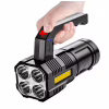 Ручной фонарь X502, 4LED+COB, Li-Ion аккум., ЗУ microUSB - Image 1