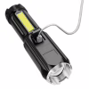 Ручний ліхтар 81022-XPE+COB, Li-Ion акумулятор, зум, ЗУ Type-C - Image 1