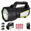 Ручний ліхтар T100A-10W+2COB, Білий, Червоний, Синій, power bank, 4x18650, ЗУ Type-C - Image 1