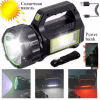 Ручной фонарь T95-LED+COB, Белый, Красный, powerbank, Li-Ion аккум., солн., батарея, ЗУmicroUSB - Image 1