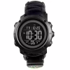 Часы наручные SKMEI 1426BKBK, PARACORD, BLACK-BLACK, ABS RING, Compass, термометр, 10462 - Image 1