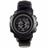 Годинники наручні SKMEI 1426BKBK, PARACORD, BLACK-BLACK, ABS RING, компас, термометр, 10462 - Image 1