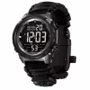 Годинники наручні SKMEI 1845BK, PARACORD, ЧОРНИЙ, Компас, термометр, свисток, кресало, 10635 - Image 1
