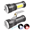 Ручной фонарь Police S912-XPE+COB, Белый, Красный, 2x18650, zoom, ЗУ 220V, 12V - Image 1