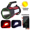 Ручной фонарь T96-LED+COB, Белый, Красный, powerbank, Li-Ion аккум, солн., батарея, ЗУmicroUSB - Image 1