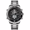 Часы наручные SKMEI 1670SIWT, SILVER-WHITE, 9772 - Image 1