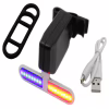 Велосипедний задній ліхтарик мигалка акумуляторний Поліція 902 microUSB - Image 1