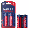 Батарейка Rablex LR20/D2/2pc/TURBO / Alkaline /БЛИСТР - Image 1