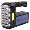 Ручной фонарь Bailong 7701A , Акк., COB, Solar, MicroUSB - Image 1
