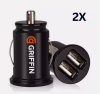 Автомобильное зарядное устройство Griffin, 2 × USB, 2.1A - Image 1