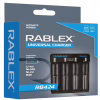 Зарядное устройство Rablex RB424 универсальное на 4 аккум. (Ni-MH/Ni-Cd: AA, AAA, AAAA, C, SC, F6; L - Image 1