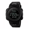 Часы наручные SKMEI 1231BK, BLACK, Compass, 9739 - Image 1
