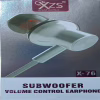 Вакуумные наушники с микрофоном XZS X-76 - Image 1