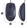 Мышка Logitech B100 Black (910-003357) - Image 8