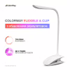 Настільна лампа ColorWay LED Flexible & Clip з вбудованим акумулятором 500mAh (CW-DL04FCB-W) - Image 9