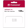USB флеш накопичувач Transcend 128GB JetFlash 710 Silver USB 3.0 (TS128GJF710S) - Image 4