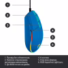 Мишка Logitech G102 Lightsync USB Blue (910-005801) - Image 6