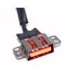 Роз'єм живлення ноутбука з кабелем Lenovo PJ974 (bevel USB), 5-pin, 11 см (A49108) - Image 2