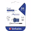 USB флеш накопичувач Verbatim 64GB Dual USB Drive USB 3.0/Type-C (49967) - Image 2