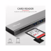 Концентратор Trust HALYX FAST 3USB+CARD READER USB-C ALUMINIUM (24191_TRUST) - Image 7