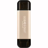 USB флеш накопичувач Transcend 128GB JetFlash 930 Gold-Black USB 3.2/Type-C (TS128GJF930C) - Image 2