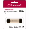 USB флеш накопичувач Transcend 128GB JetFlash 930 Gold-Black USB 3.2/Type-C (TS128GJF930C) - Image 8