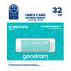 USB флеш накопичувач Goodram 32GB UME3 Care Green USB 3.2 (UME3-0320CRR11) - Image 3