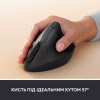 Мышка Logitech Lift Vertical Ergonomic Wireless/Bluetooth for Business Graphite (910-006494) - Image 4