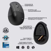 Мышка Logitech Lift Vertical Ergonomic Wireless/Bluetooth for Business Graphite (910-006494) - Image 6