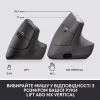 Мышка Logitech Lift Vertical Ergonomic Wireless/Bluetooth for Business Graphite (910-006494) - Image 7