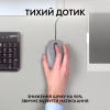 Мышка Logitech M110 Silent USB Mid Gray (910-006760) - Image 2